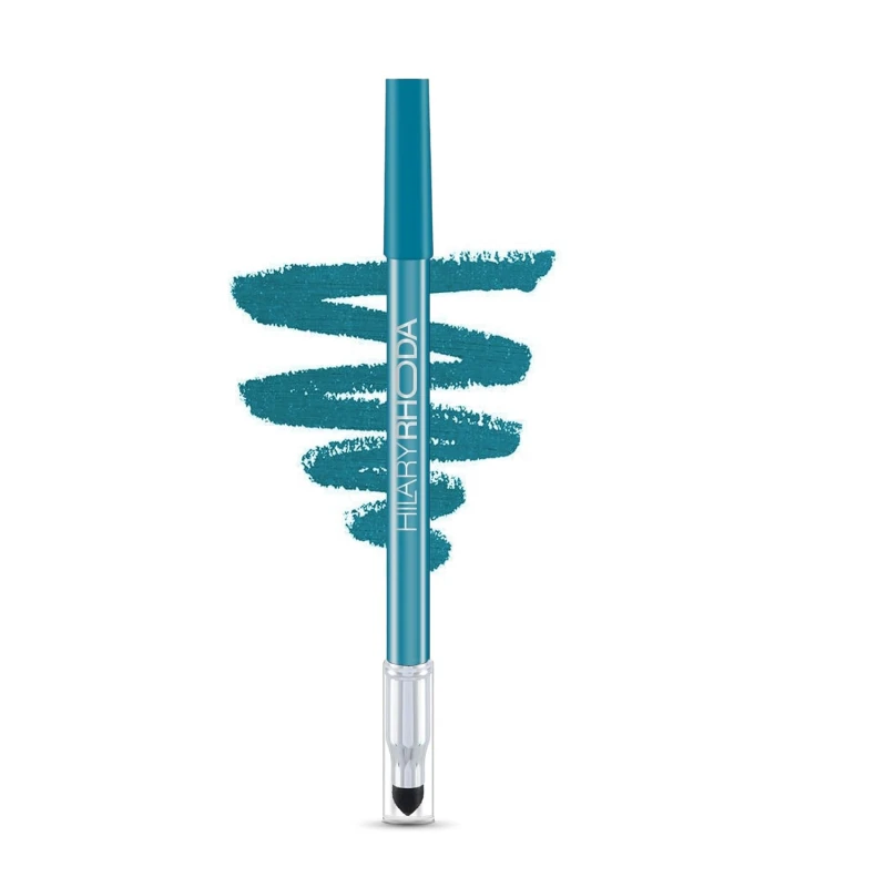 Hilary Rhoda Play n Blend Gel Eyeliner | One Stroke Application | Highly Pigmented | Matte & Shimmer Finish | 2 in 1 Smudger + Eyeliner | Butter Smooth Texture | 1.5g - (Deep Green | Shade 06) thumbnail 2